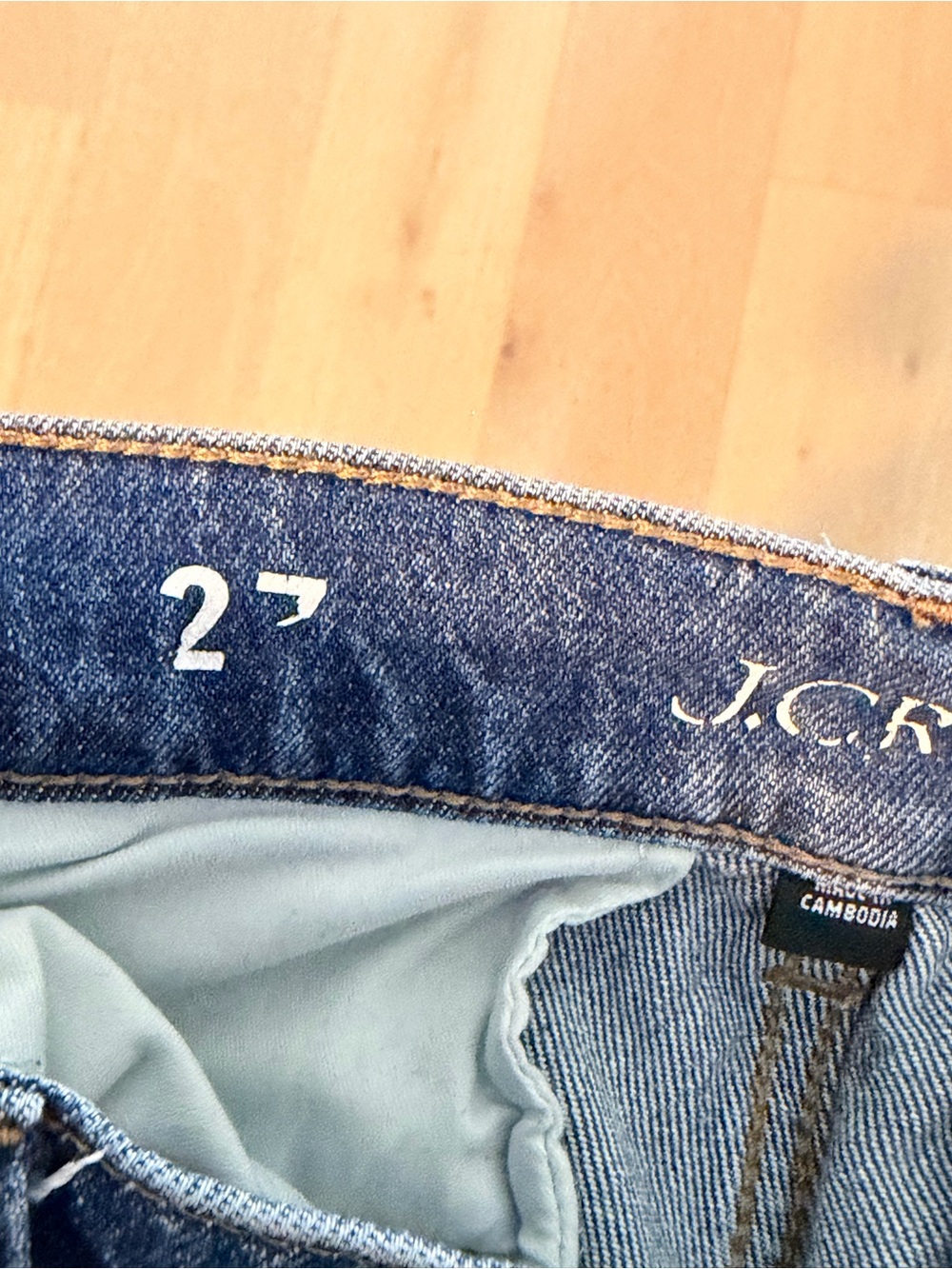 J. Crew Denim Wide-Leg High-Rise Jeans - Blue - Picture 3 of 4
